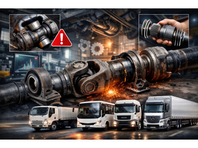 Признаки износа карданного вала у грузовика и автобуса
